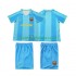 Camisola FC Barcelona 2007 Retro Criança Equipamento Segundo 2008 Manga Curta